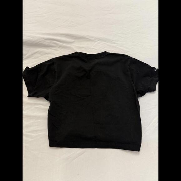 Alphalete Cropped Black T-Shirt - Size M - Picture 4 of 4